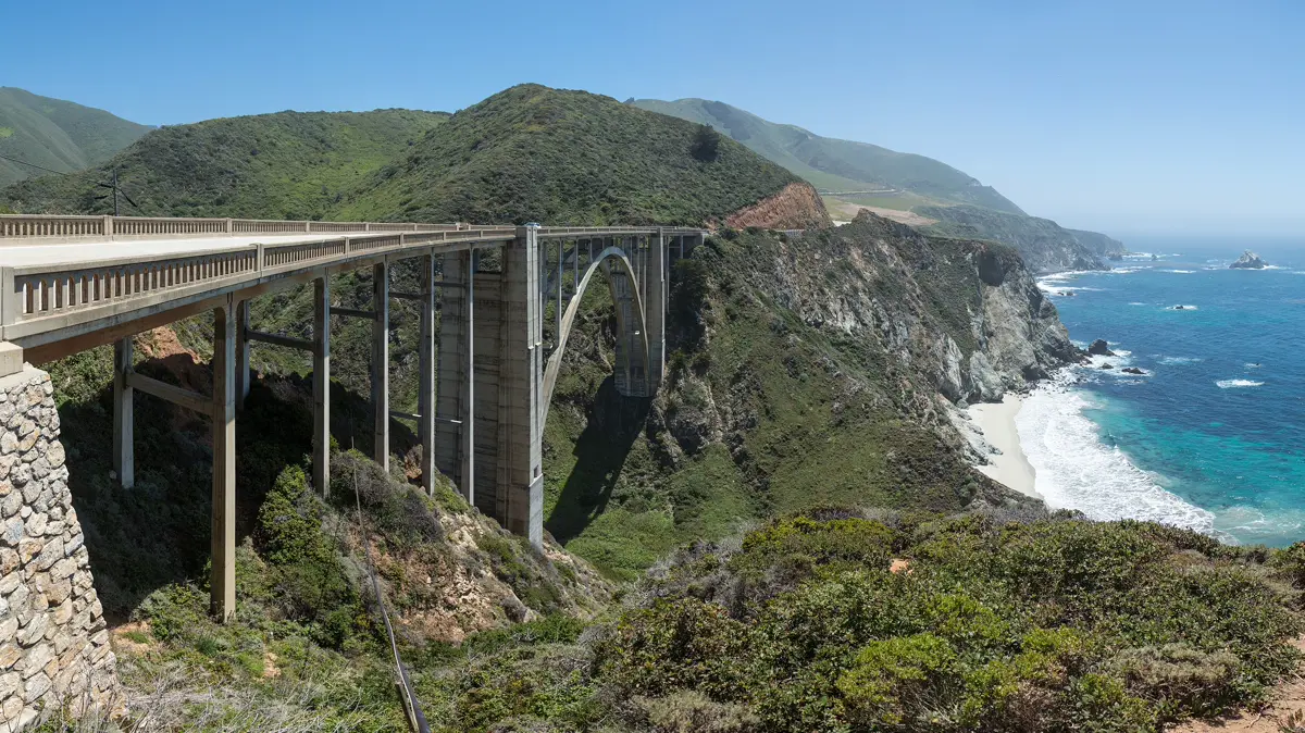 Bixby Creek Bridge on the Big Sur coast