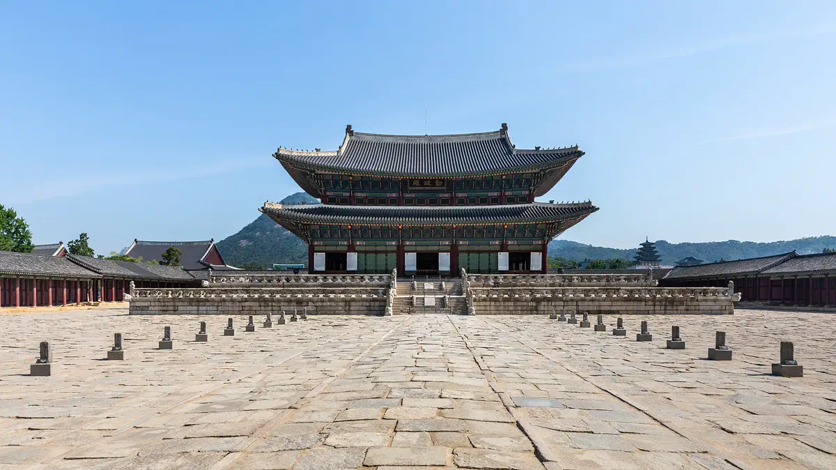 Geunjeongjeon Hall at Gyeongbokgung Palace in Seoul